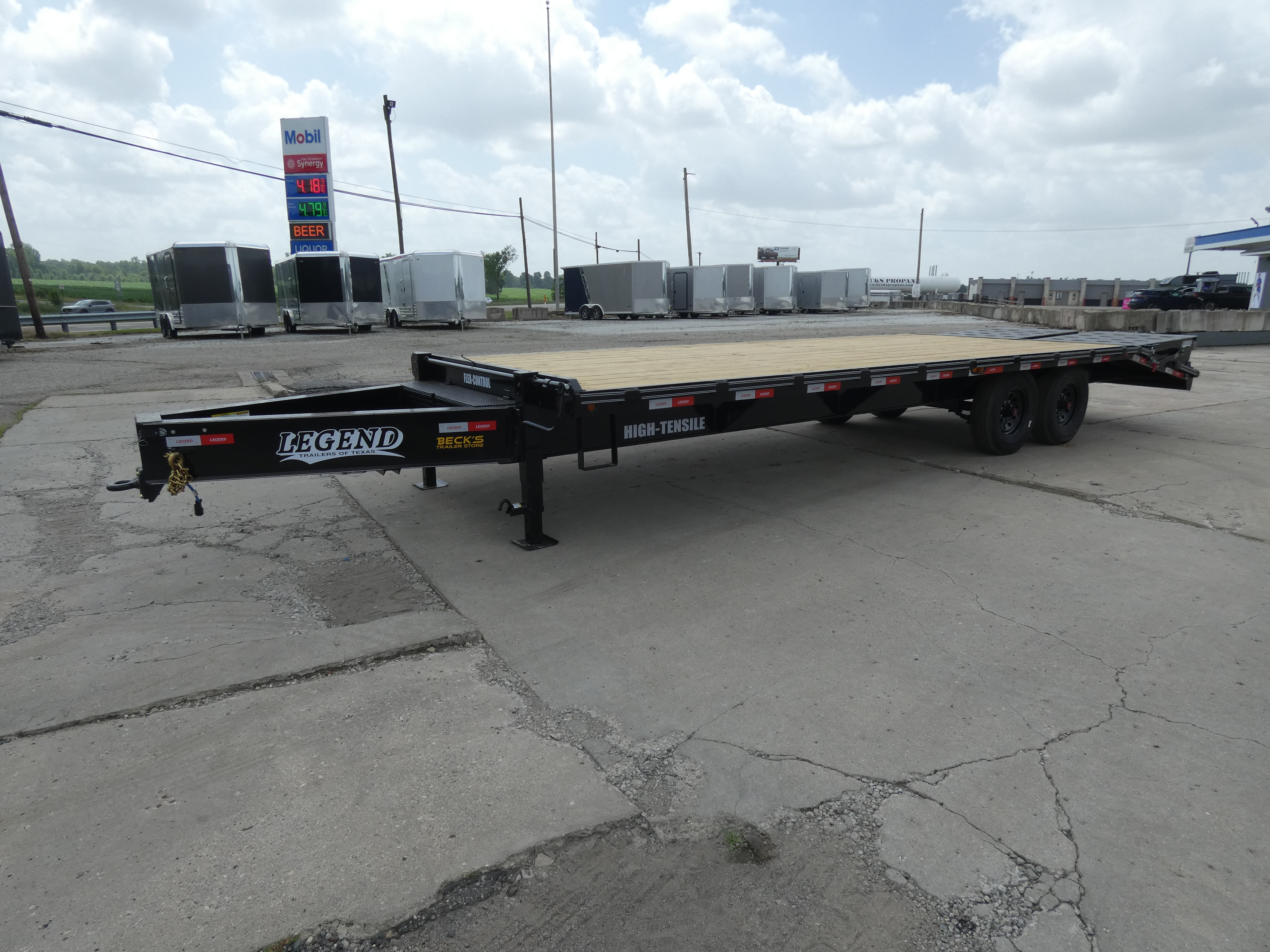 2026 Legend Trailers of Texas 102" x 25' Deckover Equipment Trailer - High Tensile St in Saint Johns, MI
