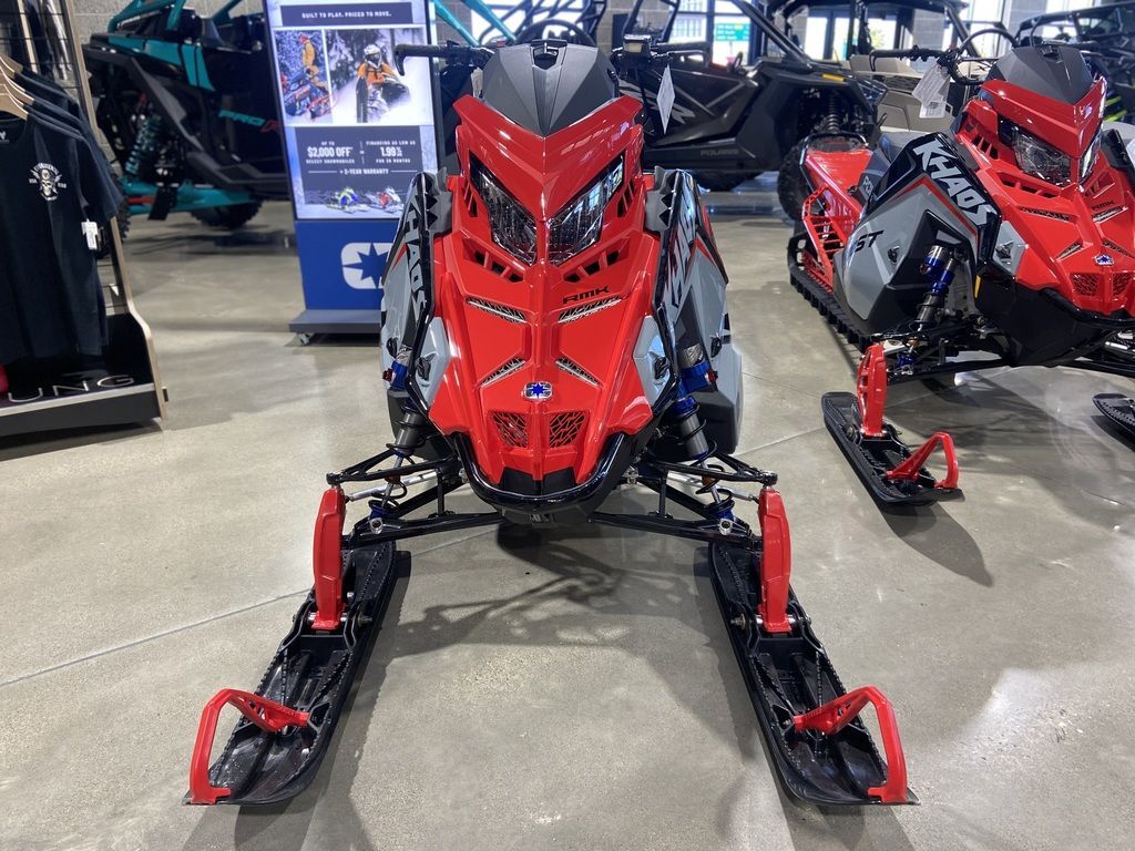 2025 Polaris® 9R RMK KHAOS 155 Storm Gray / Indy Red in logan UT