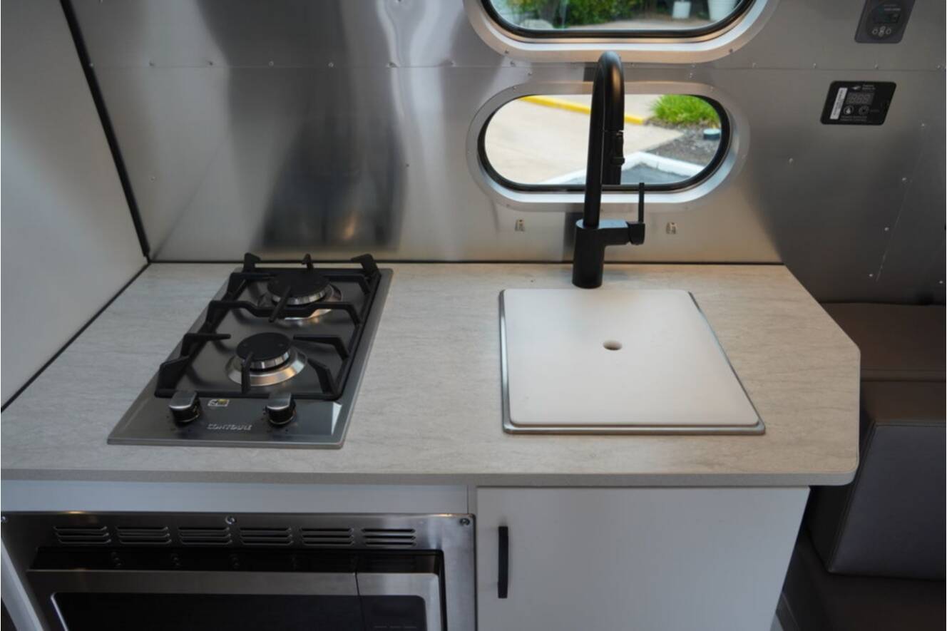 A photo of this 2023 Airstream Caravel 19CB