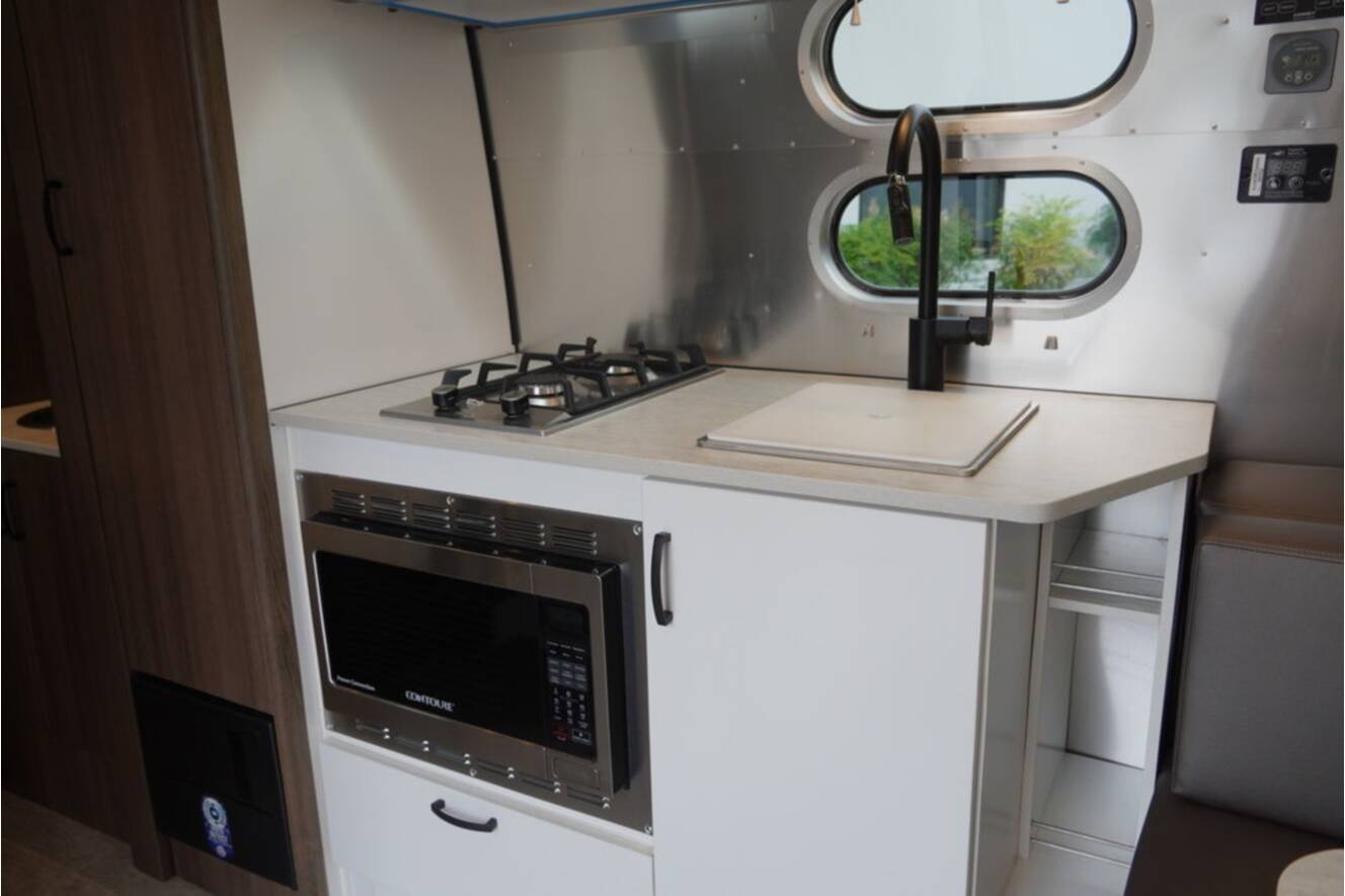 A photo of this 2023 Airstream Caravel 19CB