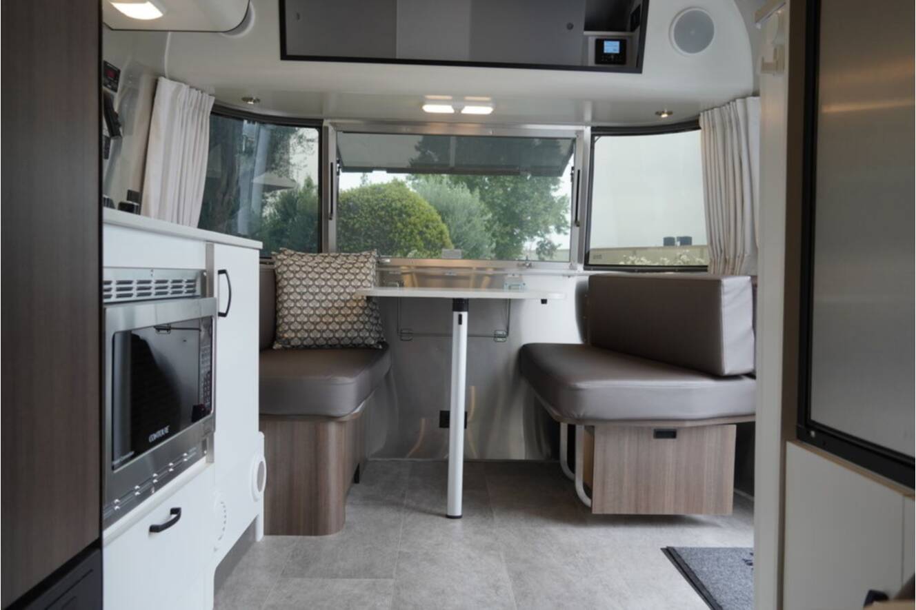 A photo of this 2023 Airstream Caravel 19CB