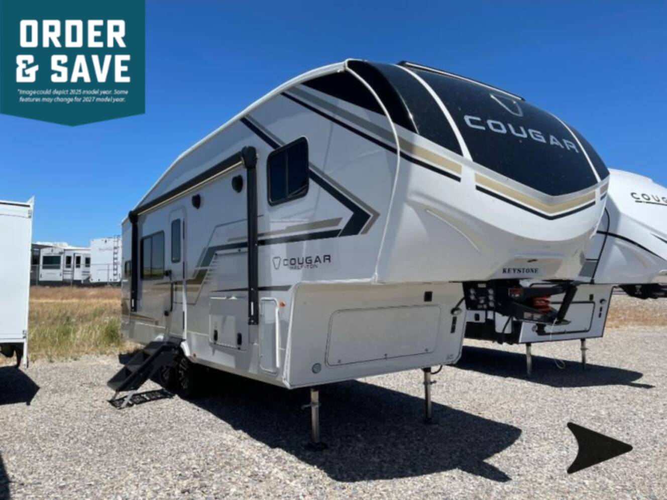 A photo of this 2026 Keystone Rv Cougar Half-Ton 23MLE