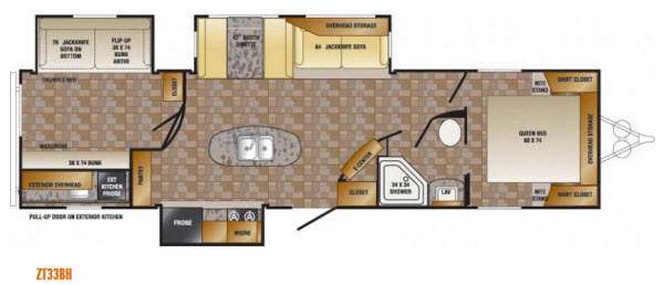 2014 Crossroads Rv Zinger ZT33BH in sioux falls SD