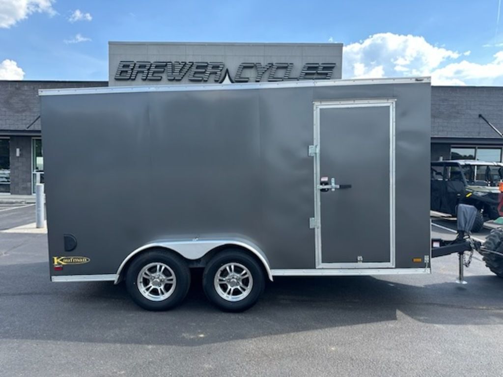 2024 Kaufman Trailers 7' Wide Premium Tandem Enclosed Trailers 7x14' in Henderson, NC