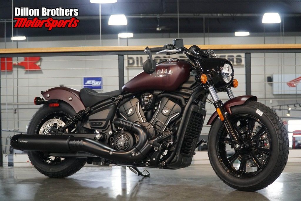 2026 Indian Motorcycle® Scout® Bobber Limited +Tech Maroon Metallic Smoke BOBBER in Omaha, NE