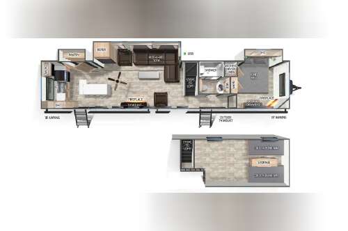 2027 Forest River Cherokee Timberwolf Destination Black Label 39ALBL in mansfield OH