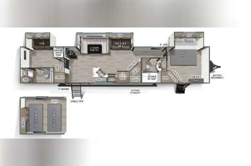 2027 Forest River Cherokee Timberwolf Destination 39DC in mansfield OH