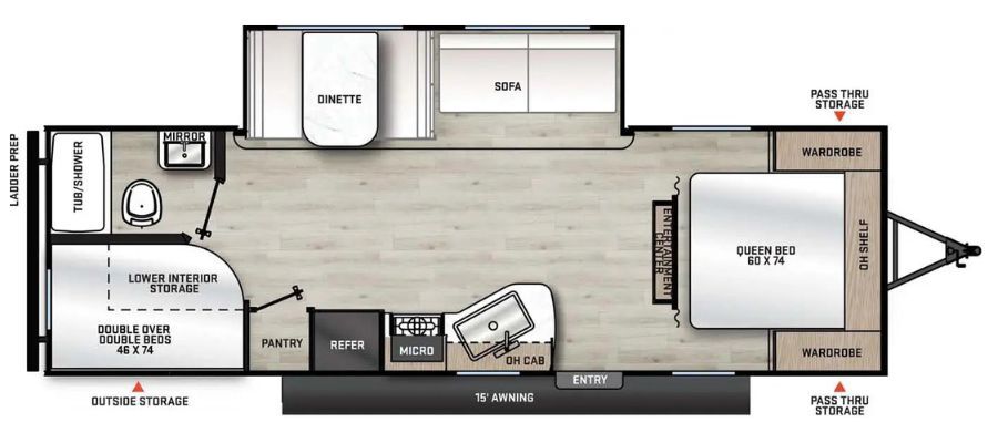 2027 Coachmen Catalina Summit Series 8 261BHS in lakeview OH
