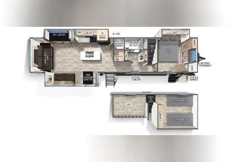 2027 Forest River Cherokee Timberwolf Destination Black Label 39DLBL in mansfield OH