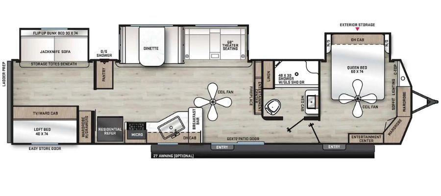 2027 Coachmen Catalina Destination 40BHTS in lakeview OH