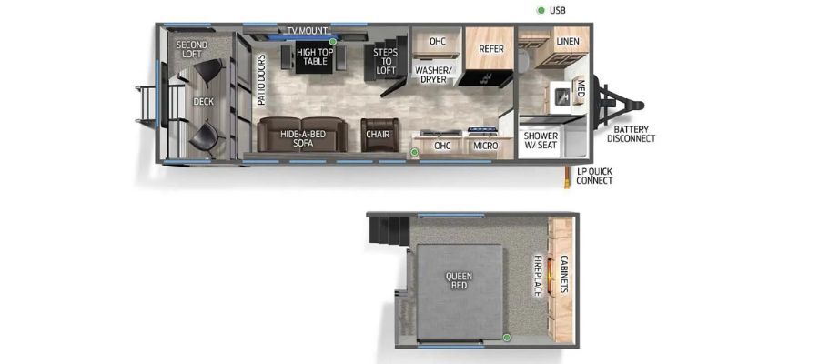 2027 Forest River Cherokee Timberwolf Destination Black Label 16MLBL in mansfield OH