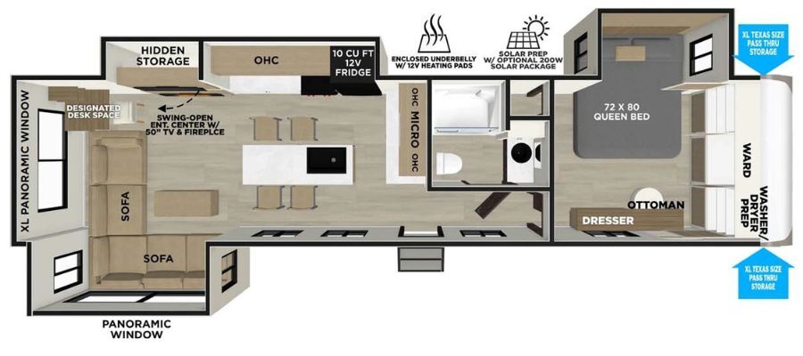 2027 Forest River Heritage Glen 323RLI in lakeview OH