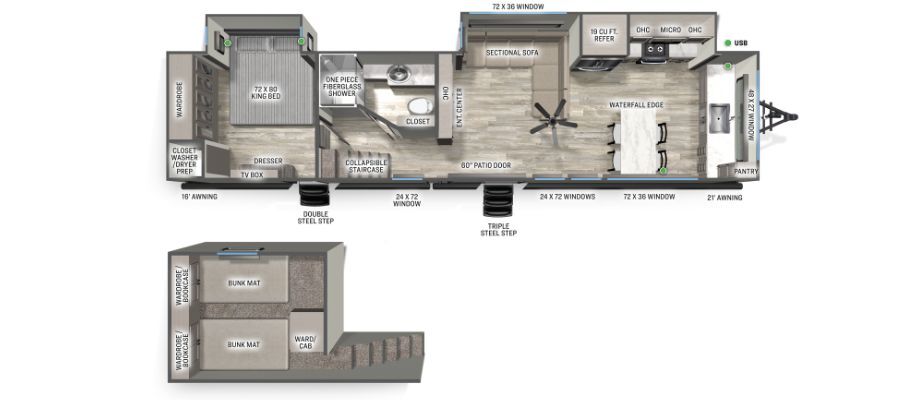 2027 Forest River Sandpiper Destination 422FKL in mansfield OH