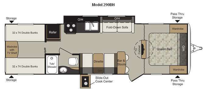 2011 Keystone Rv Passport 290BH in kokomo IN