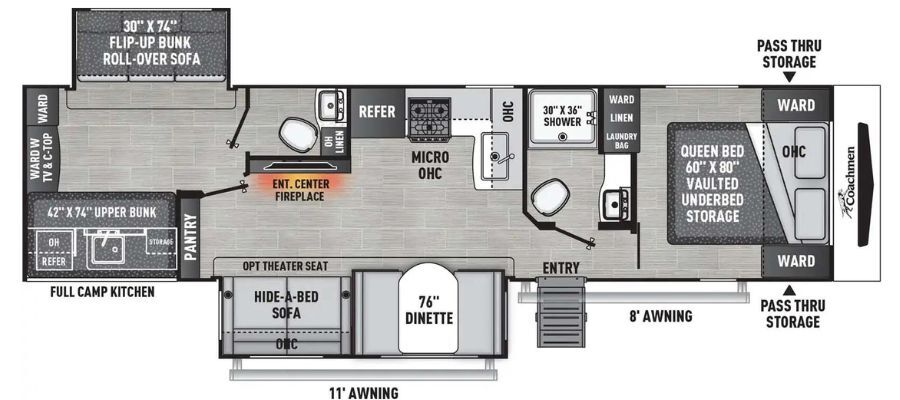2027 Coachmen Freedom Express Ultralite 326BHDS in delaware OH