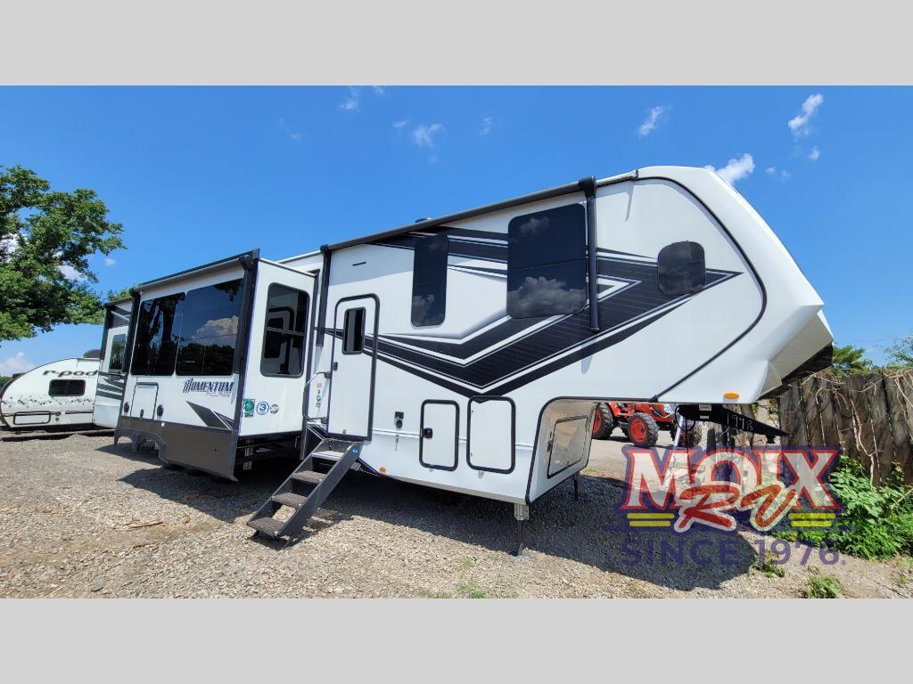 2022 Grand Design Momentum M-Class 395MS Fifth Wheel Toy Hauler RV