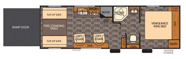 2014 Forest River Rv Cherokee Vengeance 25V Super Sport in brunswick GA