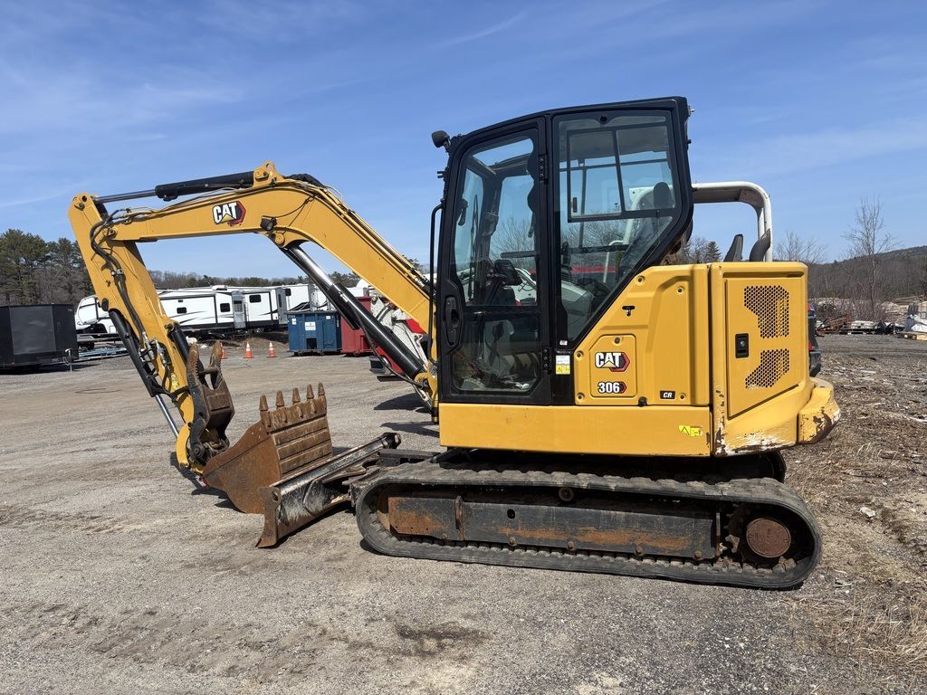 2021 CAT PreOwned CAT 306CR Mini 57.9 HP Hydraulic Excavator in Turner, ME