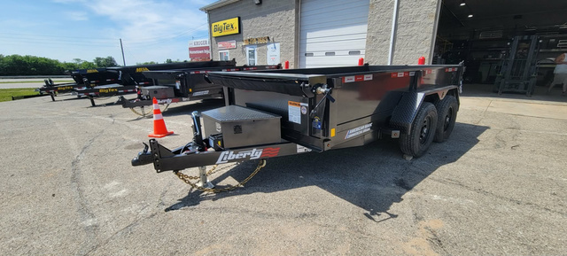 2026 LIBERTY TRAILERS LD 10K 72" x 12' Dump w/ Ramps (52672) in Frankfort, OH