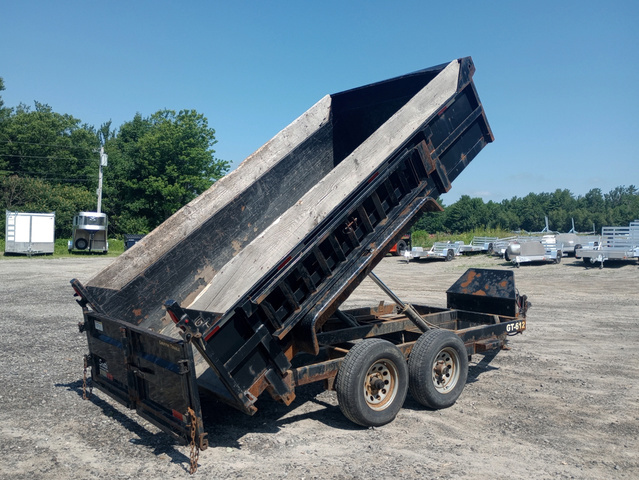 2020 GRIFFIN 6X12 10K Powder Coated Hydraulic Dump W/Ramps, Spr in Manchester, ME