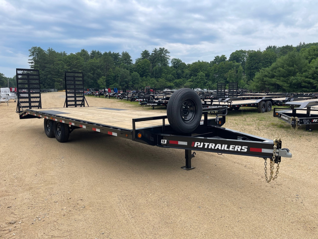 2027 PJ 8.5X22+2 Deckover 14K Equipment Trailers W/HD Fold in Loudon, NH