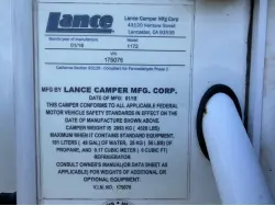 2018 LANCE LANCE 1172
