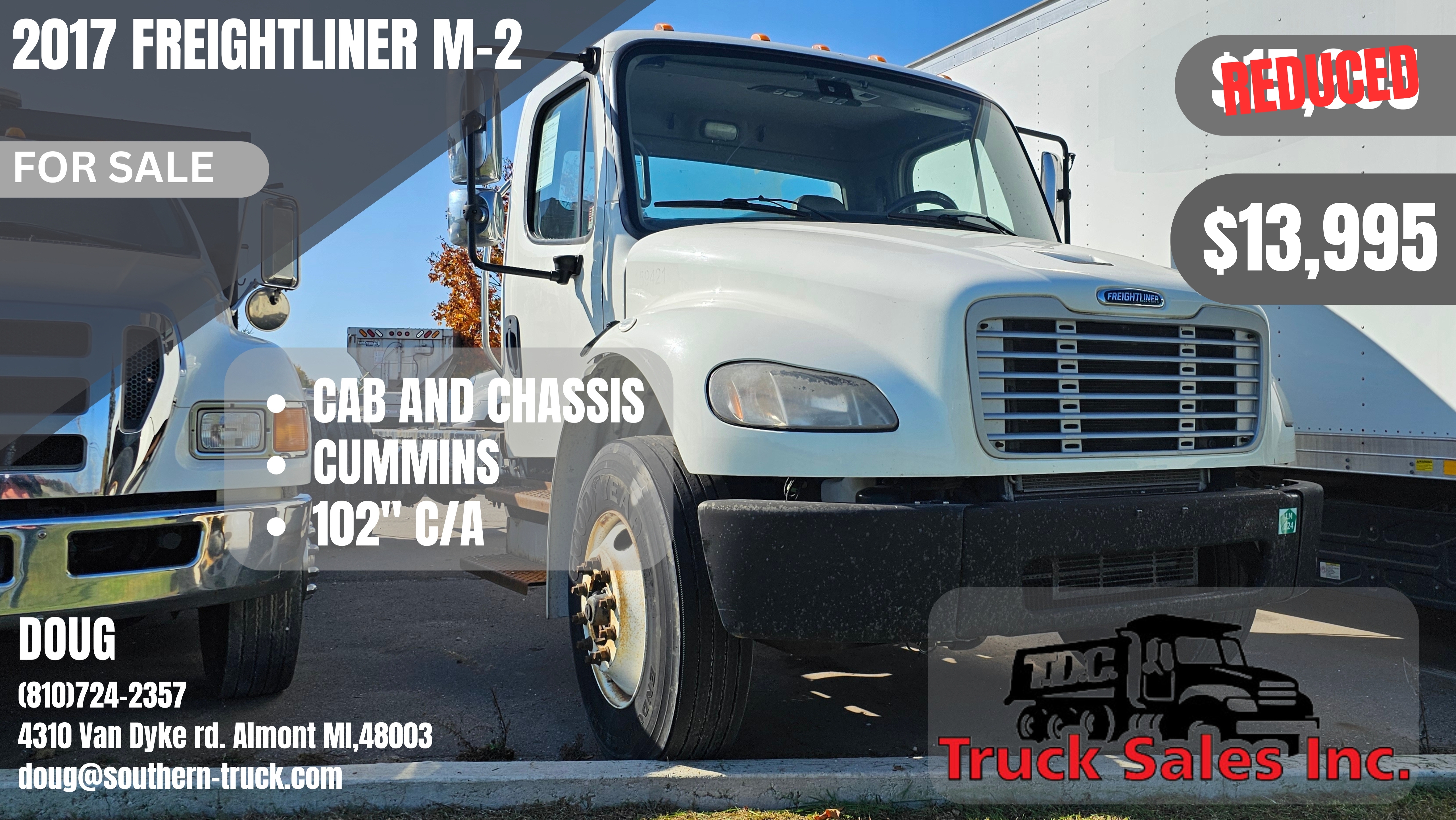 2017 FREIGHTLINER BUSINESS CLASS M2 106 in Almont, MI