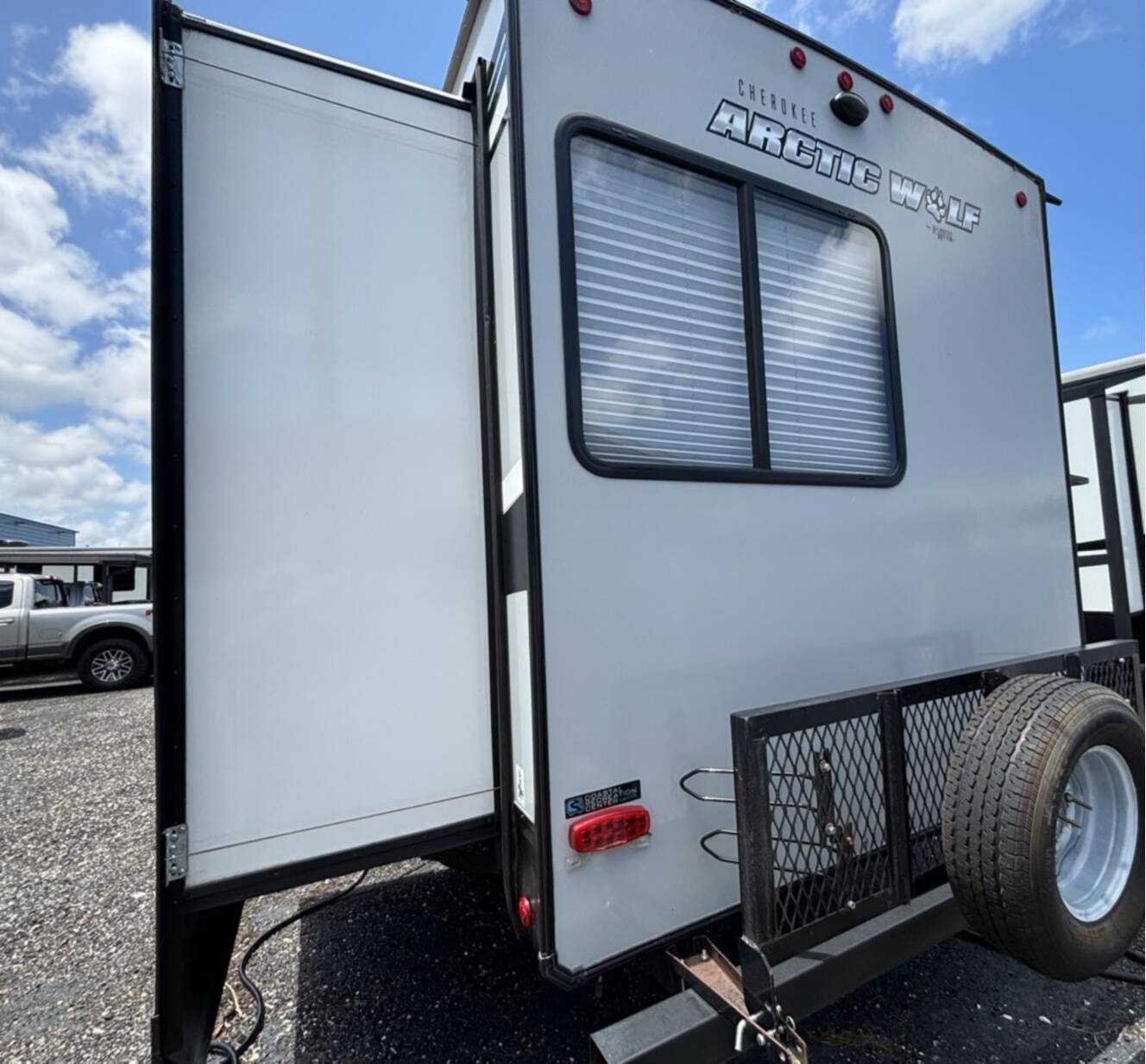 A photo of this 2022 Forest River CHEROKEE ARCTIC WOLF 321BH