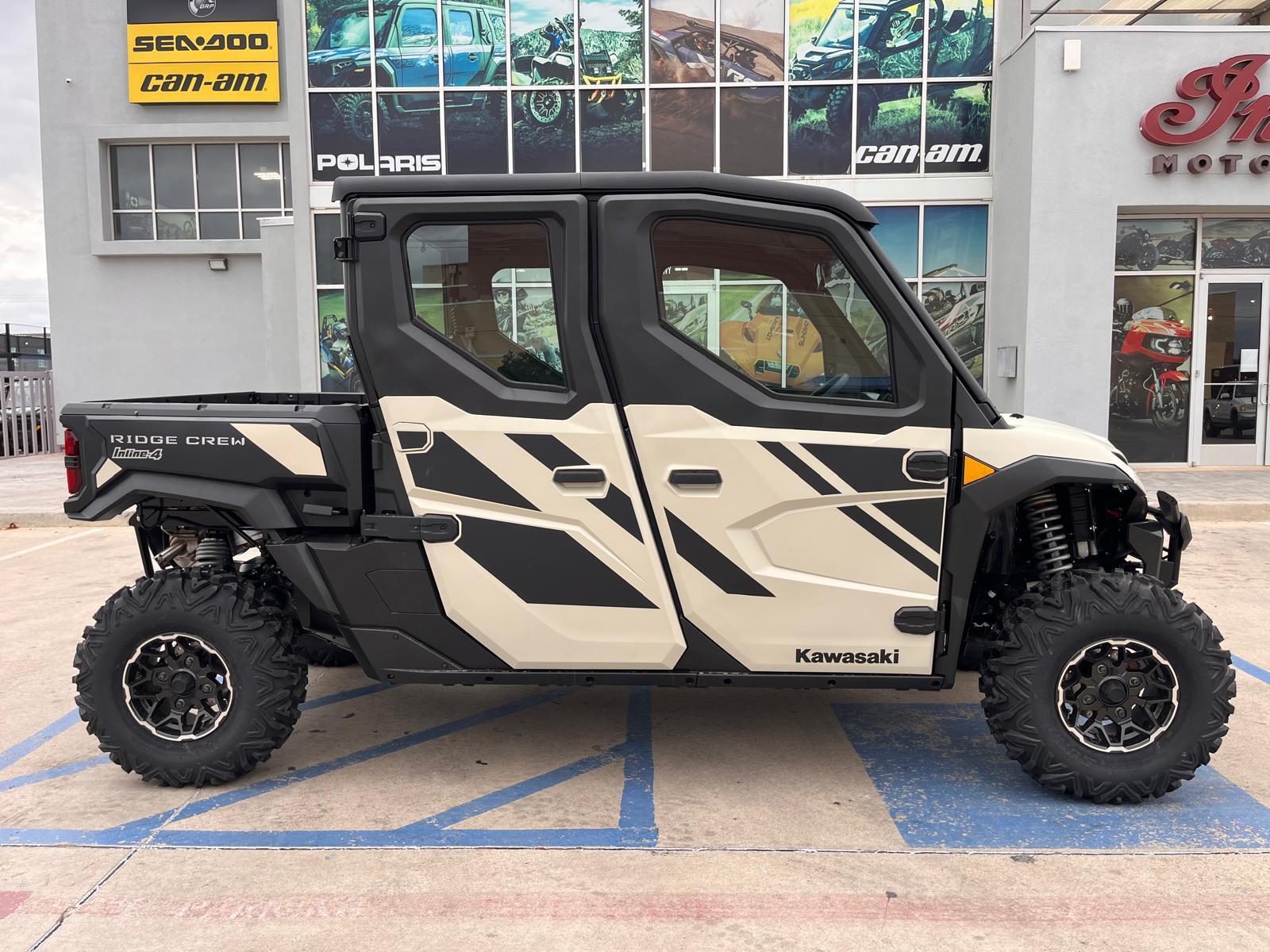 2026 Kawasaki RIDGE CREW HVAC Metallic Matte Whitish Beige in laredo TX