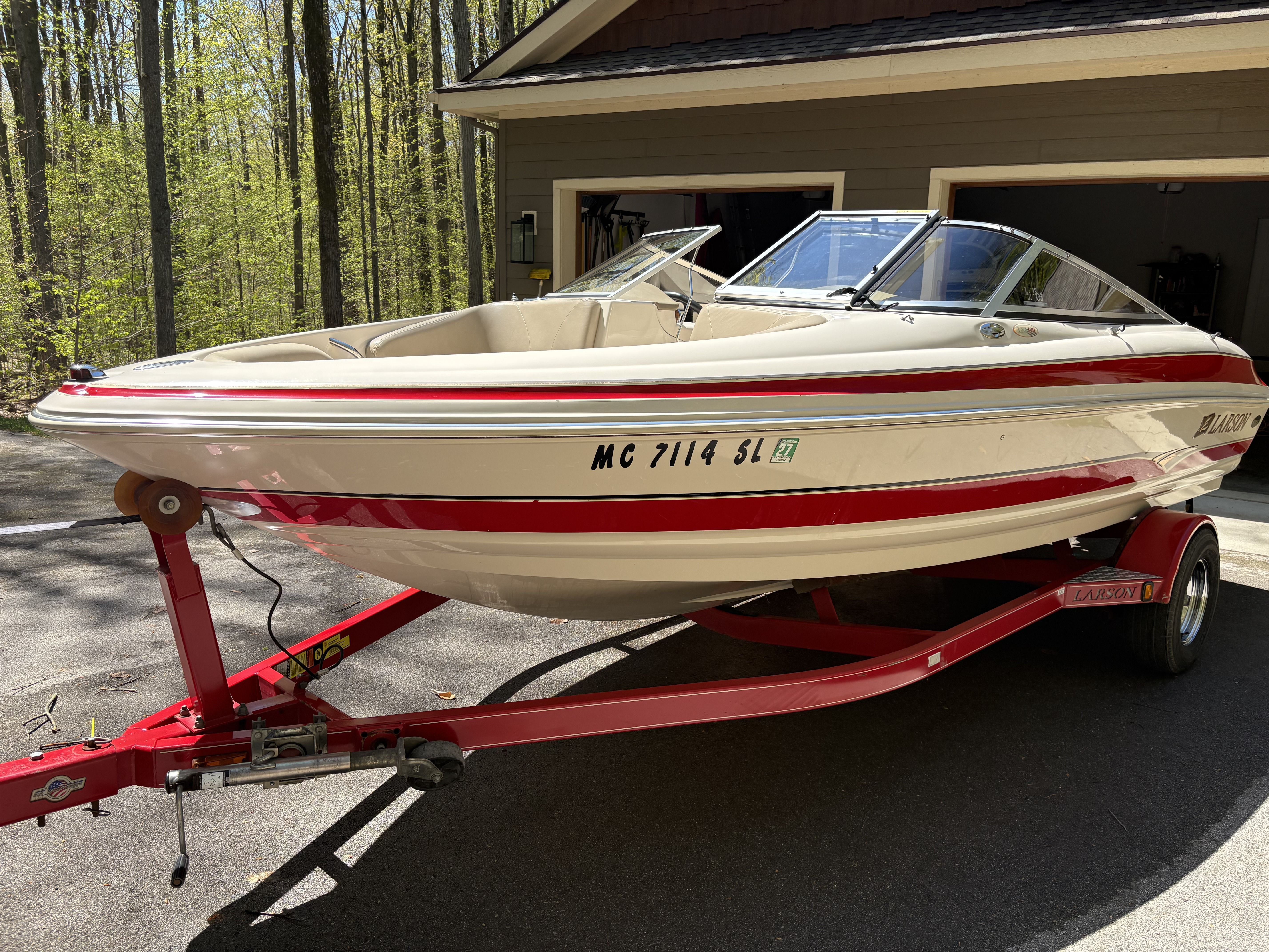 2003 Larson LXI 190 Bowrider Boat boat