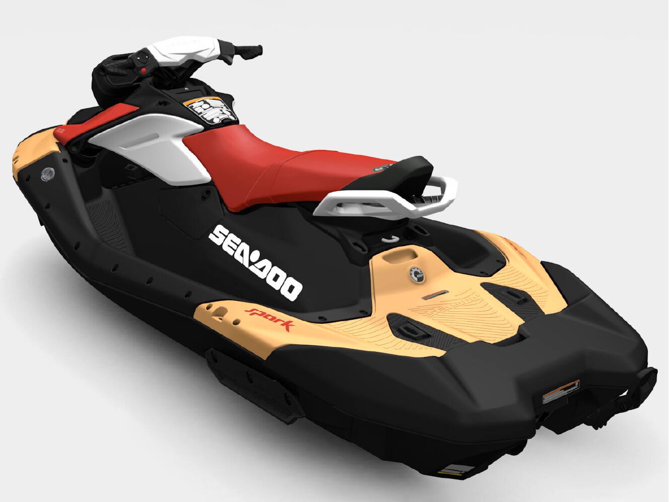A photo of this 2026 Sea-Doo Spark for 3 90 hp Convenience package with iBR and A