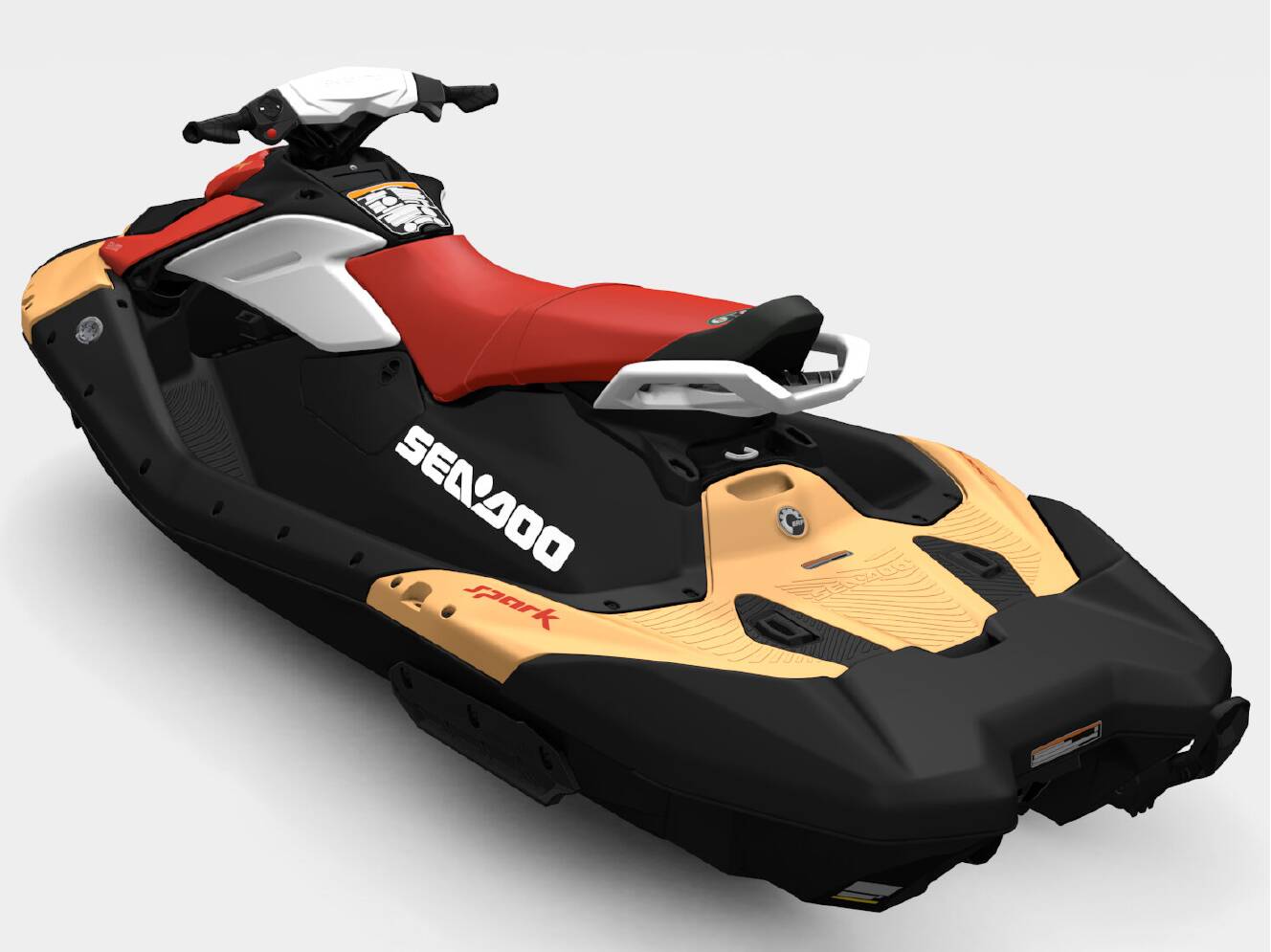 A photo of this 2026 Sea-Doo Spark for 3 90 hp Convenience package with iBR