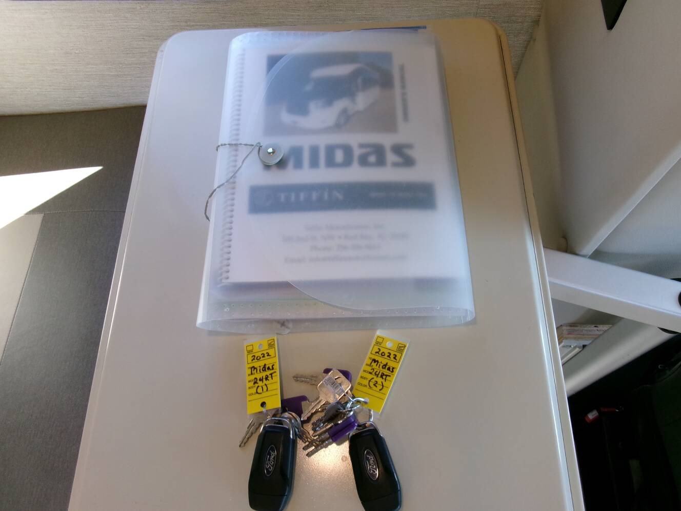 A photo of this 2022 Tiffin Motorhomes MIDAS 24RT