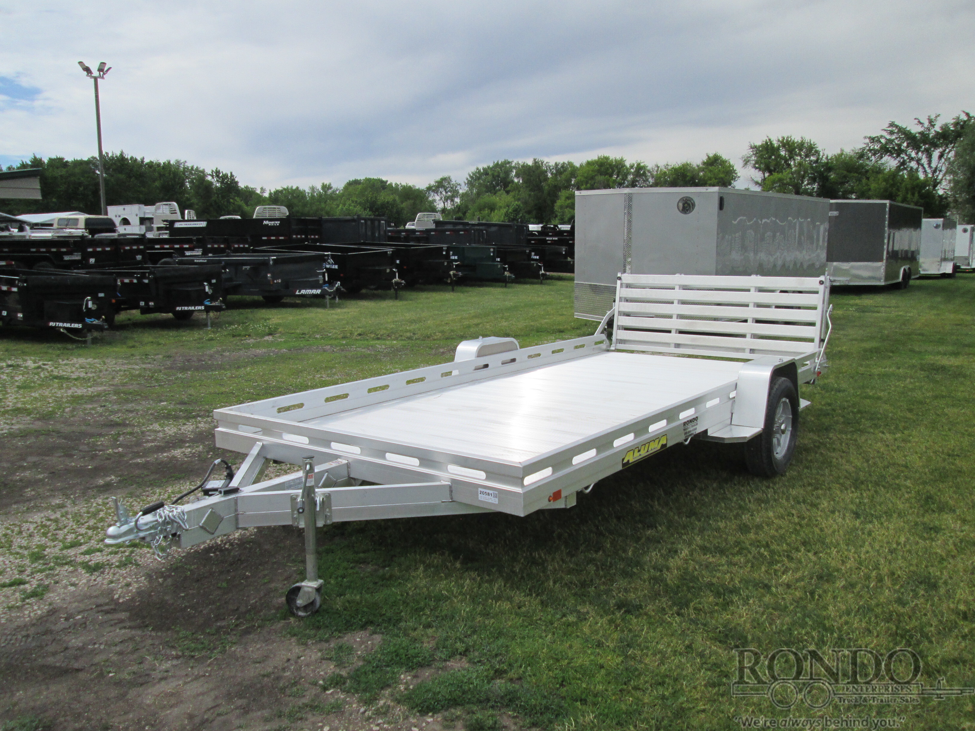 2027 ALUMA Aluminum Single Axle Utility 8014S-EL-BT in Sycamore, IL