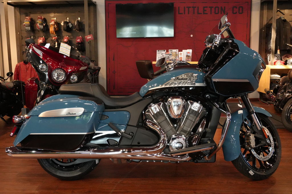 2026 Indian Motorcycle® Challenger® Limited 112 w/PowerBand Audio Storm Blue w LIMITED in Littleton, CO