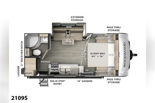 2026 Forest River Rockwood Mini Lite 2109S in albemarle NC