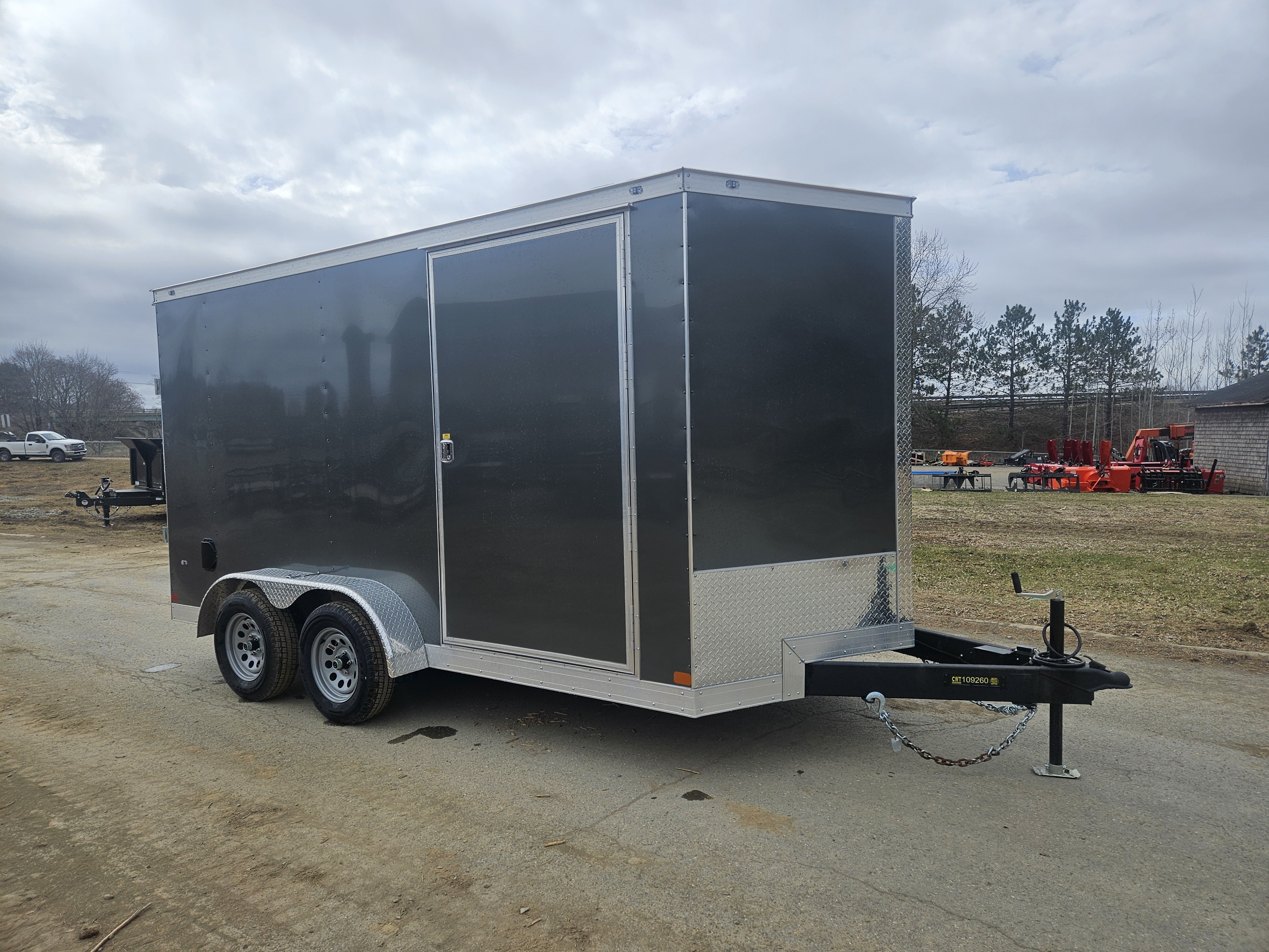 2026 Covered Wagon 7x14 Enclosed 7K Cargo Trailer w/Rear Ramp Door in Houlton, NE