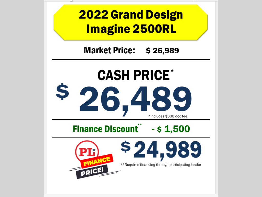 2022 Grand Design Imagine 2500RL in ramsey MN