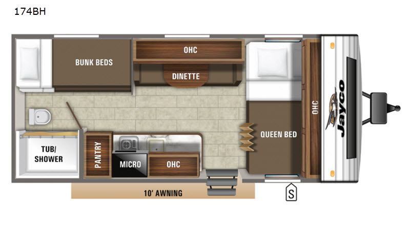 2019 Jayco Jay Flight SLX 7 174BH RV