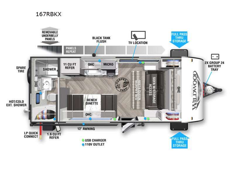 2021 Forest River Rv Wildwood FSX 167RBKX in springfield MO