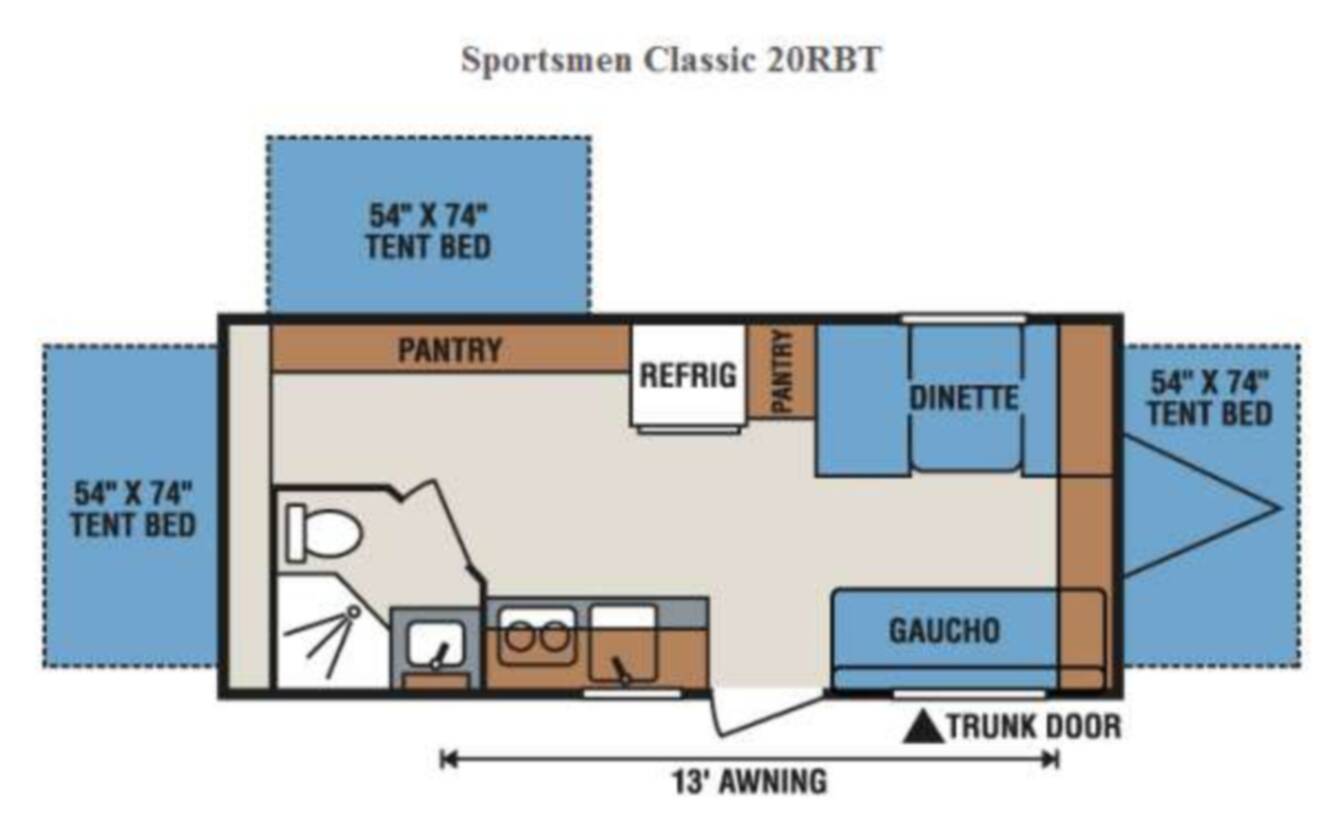 A photo of this 2014 Kz Sportsmen Classic 20RBT