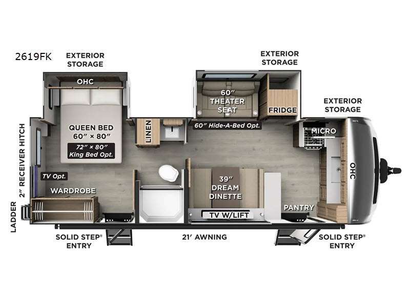 2027 Forest River Rv Rockwood Ultra Lite 2619FK in colbert OK