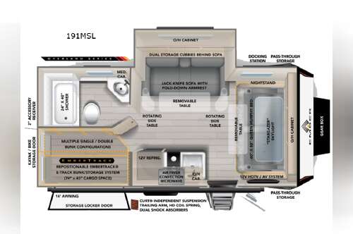 2027 Ember Rv Overland Series 191MSL in grand terrace CA