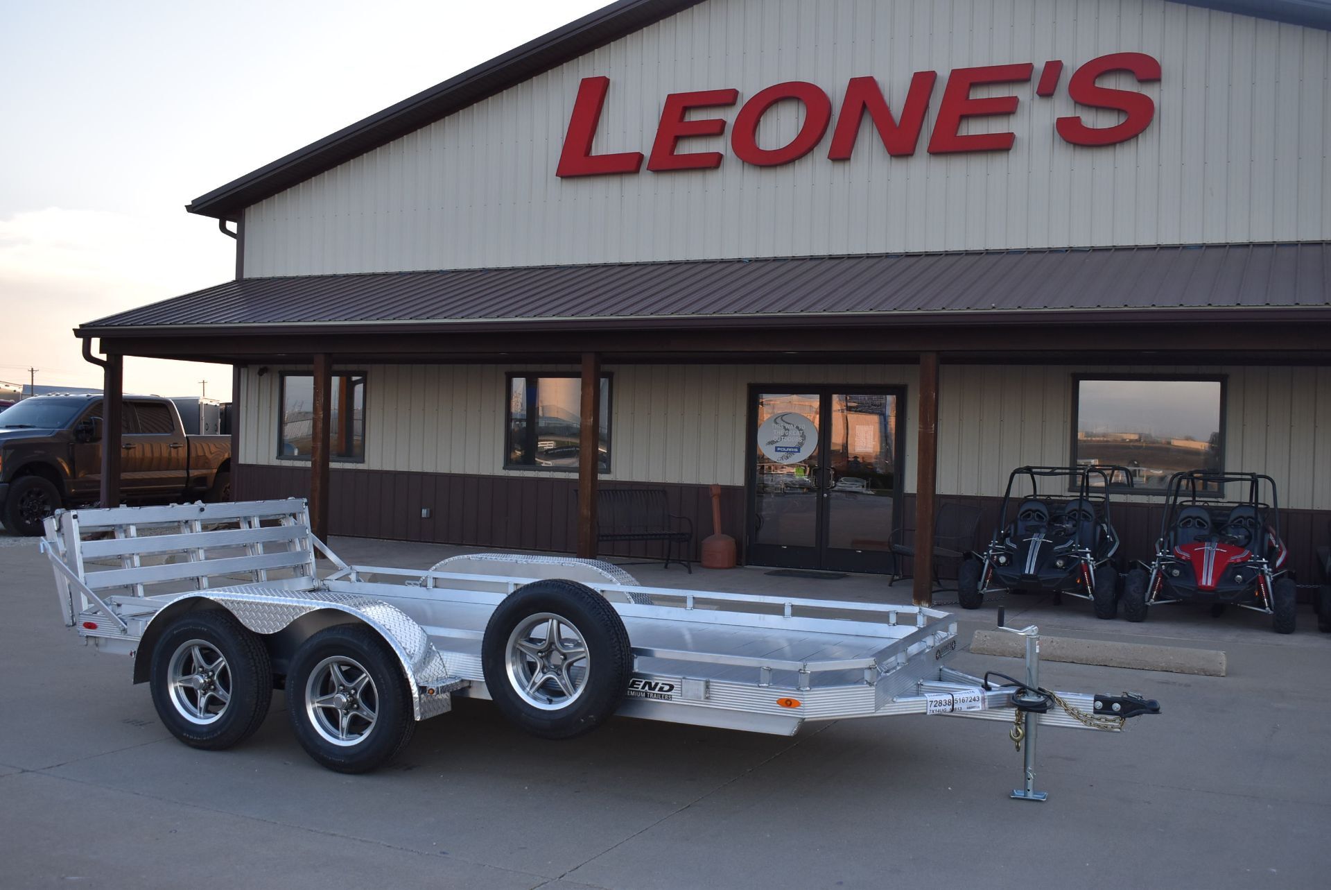 2027 Legend Premium Trailers 7X14 Utility Gate Tandem Axle in Peru, IL
