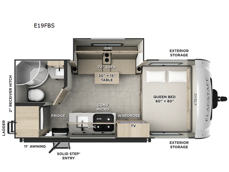 2026 Forest River Rv Flagstaff E-Pro 19FBS E19FBS in henderson CO
