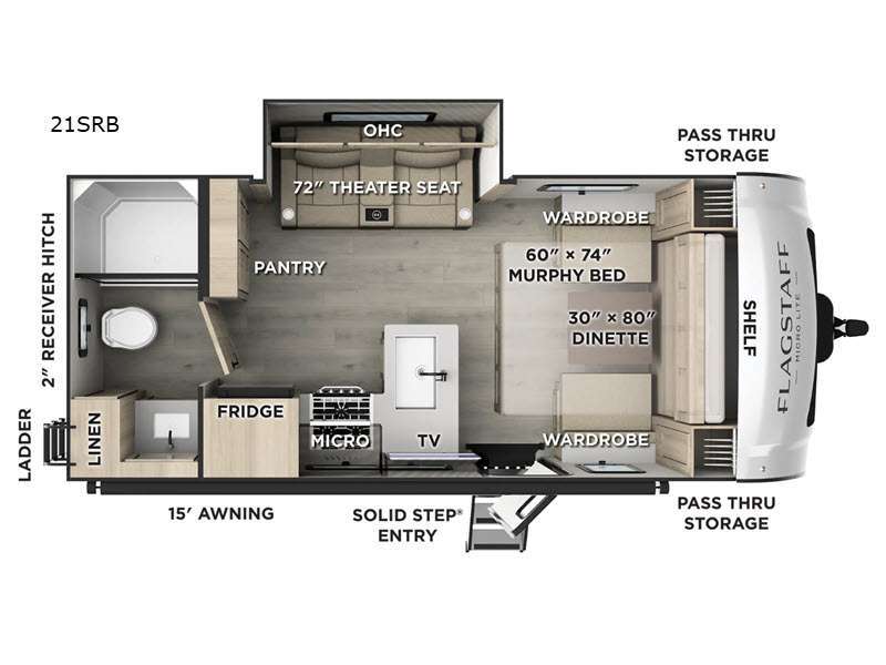 2026 Forest River Rv Flagstaff Micro Lite 21SRB in henderson CO