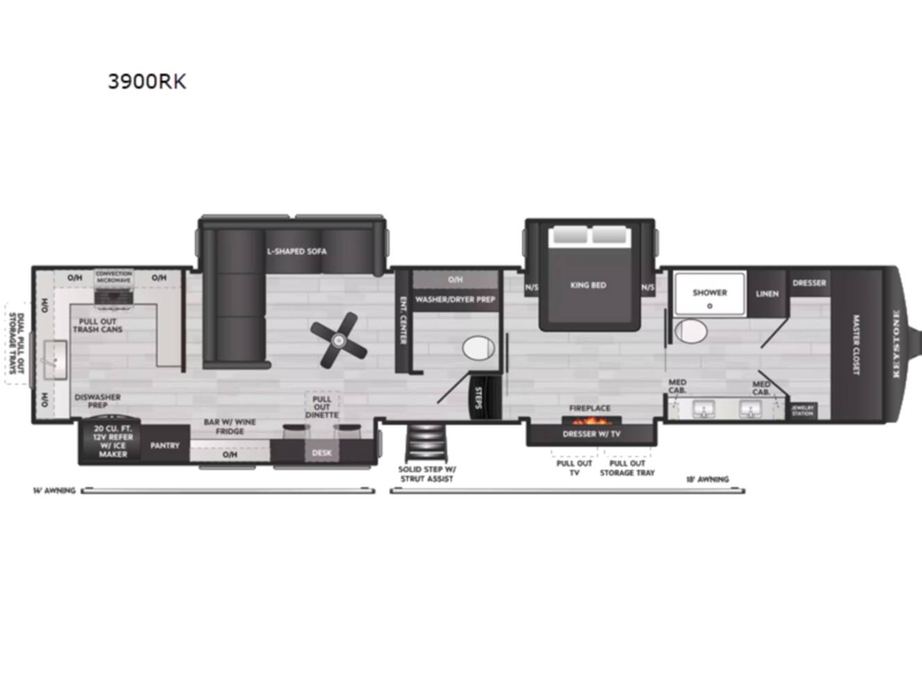 A photo of this 2027 Keystone Rv Montana 3900RK