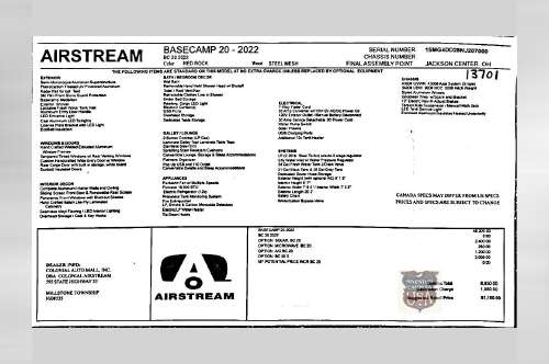 2022 Airstream Basecamp 20X in sherman MS