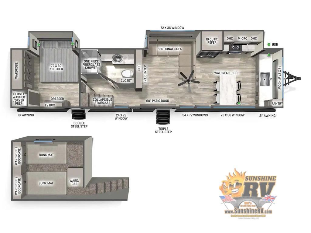2026 Forest River Rv Sandpiper Destination Trailers 422FKL in lake havasu AZ