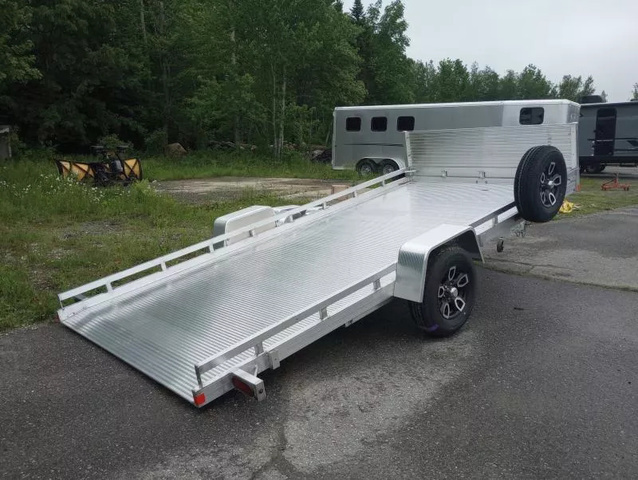 2025 BEAR TRACK 7X14 Aluminum Utility Tilt W/Front Rock Guard, Spa in Manchester, ME